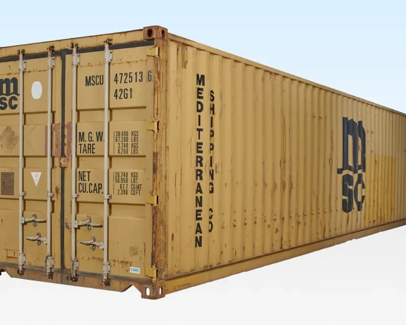 30ft x 8ft Used Shipping Container ? Cut Down